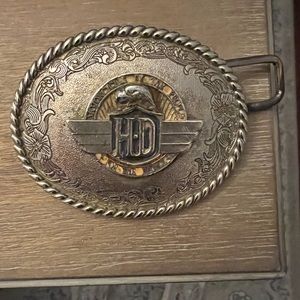 Vintage Harley Davidson belt buckle